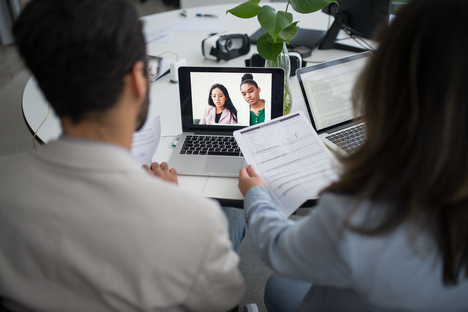Recruitment consultants interview session